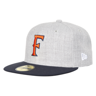 New Era 'F' Cap - Heather Gray